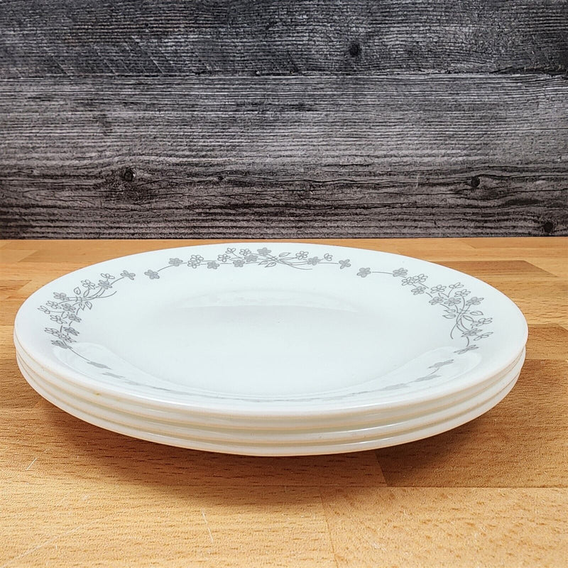 Load image into Gallery viewer, Corelle Corning Ribbon Bouquet Set of 4 Bread Butter Plate Ceramic 6 3/4" Floral