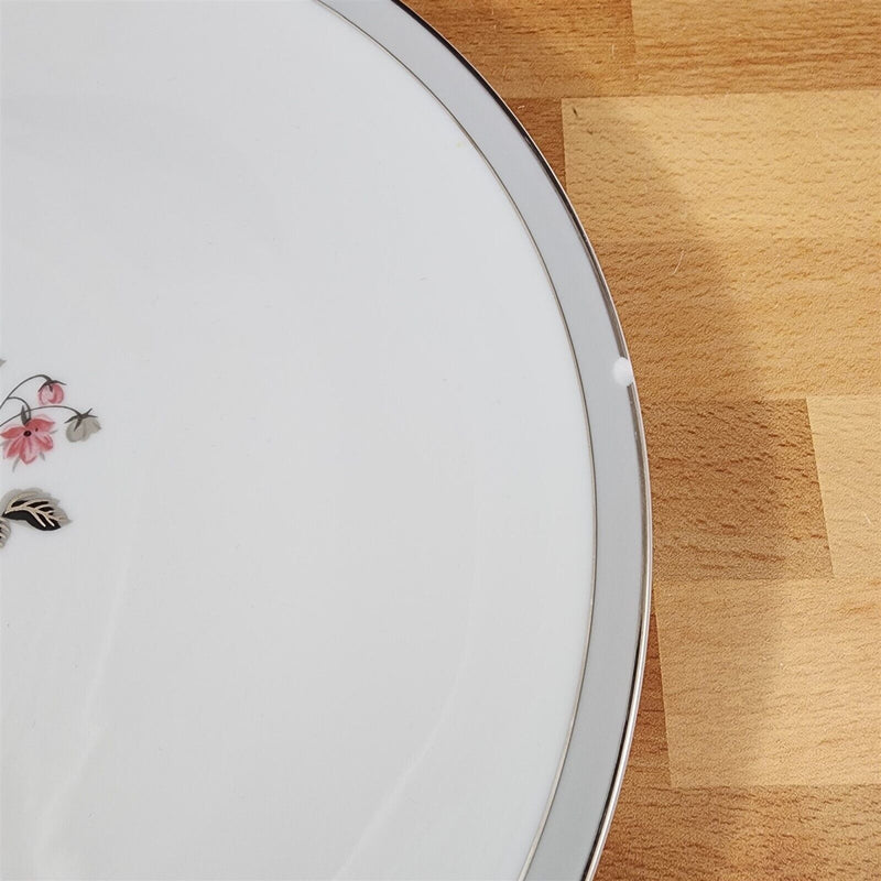 Load image into Gallery viewer, Noritake Grayson Dinner Plate Set of 3 Ceramic Vintage China Pink Flower 5697