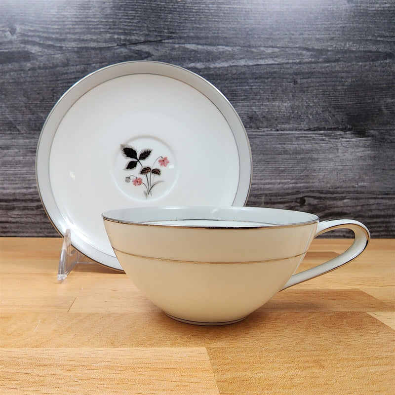 Load image into Gallery viewer, Noritake Grayson Tea Cup & Saucer Set of 2 Coffee Mug Vintage China Pink Flower