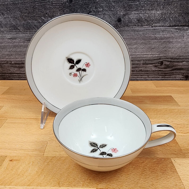 Load image into Gallery viewer, Noritake Grayson Tea Cup & Saucer Set of 2 Coffee Mug Vintage China Pink Flower