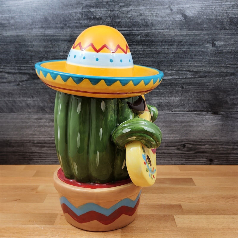 Load image into Gallery viewer, Marichi Cactus Cookie Candy Treat Jar Canister Figurine by Blue Sky