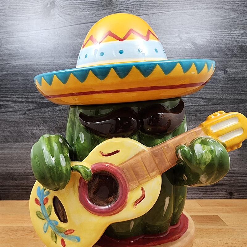Load image into Gallery viewer, Marichi Cactus Cookie Candy Treat Jar Canister Figurine by Blue Sky