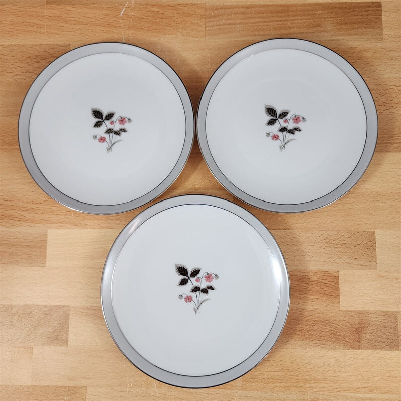 Load image into Gallery viewer, Noritake Grayson Bread Butter Plate Set of 3 Pink Flower Ceramic Vintage China