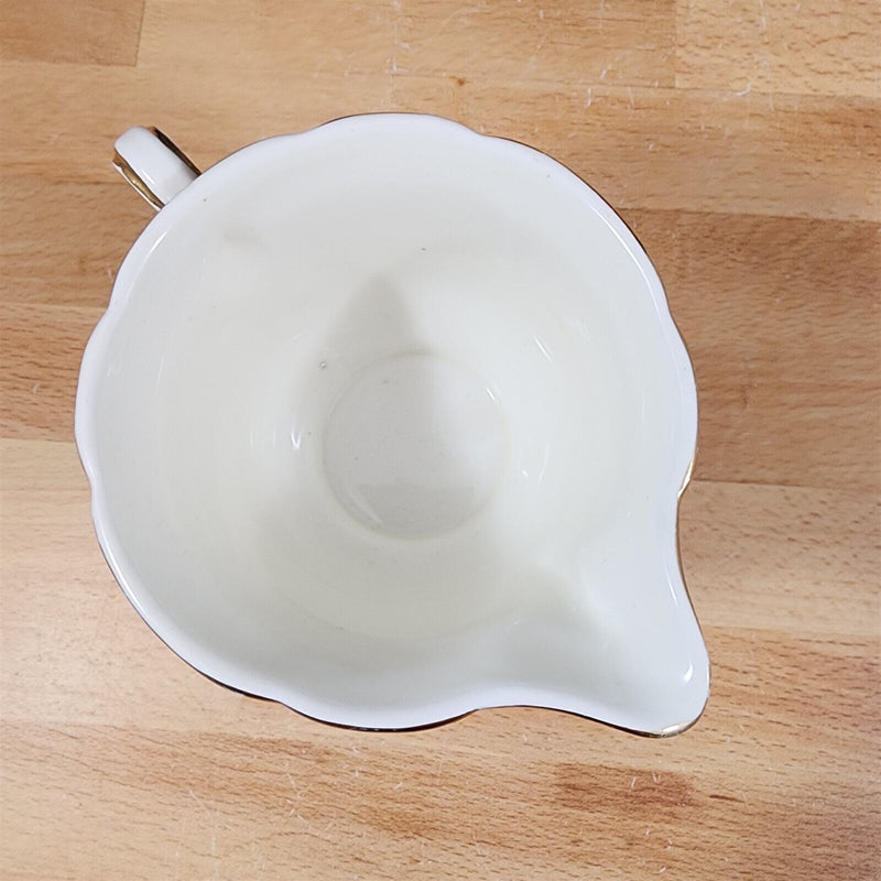 Load image into Gallery viewer, Hall Autumn Leaf Ruffled D Creamer Pitcher Floral Design