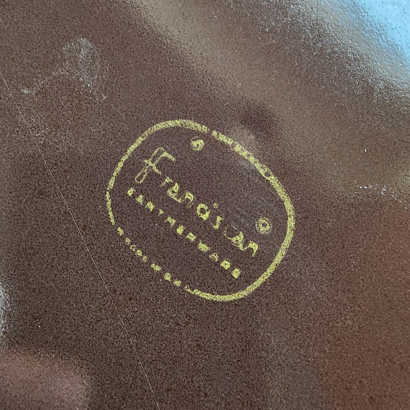 Load image into Gallery viewer, Franciscan Madeira Brown Salad Plate 8 1/2 Olive Green Floral USA TV Stamp Vtg