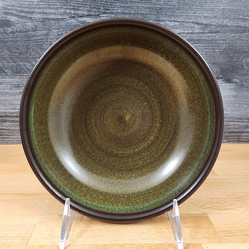 Load image into Gallery viewer, Franciscan Madeira Brown 2 Soup or Cereal Bowl Set Green Olive USA TV Stamp Vtg
