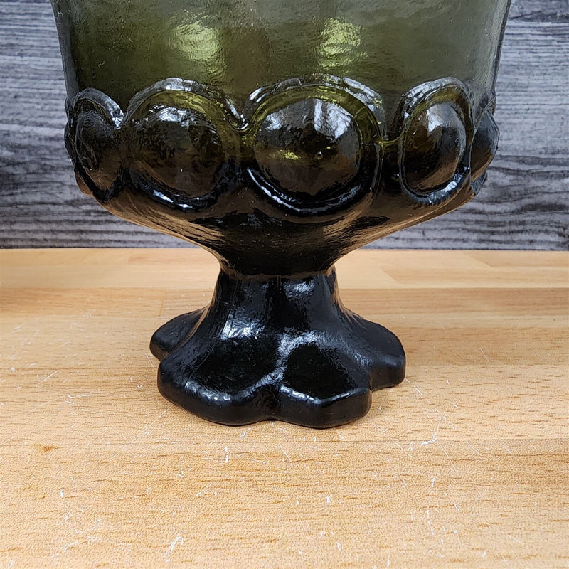Load image into Gallery viewer, Franciscan Madeira 2 Glass Set Olive Green Champagne Short Sherbet Gothic Vtg