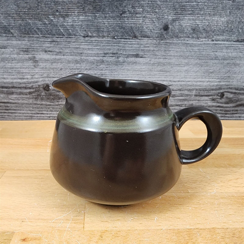 Load image into Gallery viewer, Franciscan Madeira Brown Creamer Pitcher Made in USA TV Stamp Olive Green Vtg