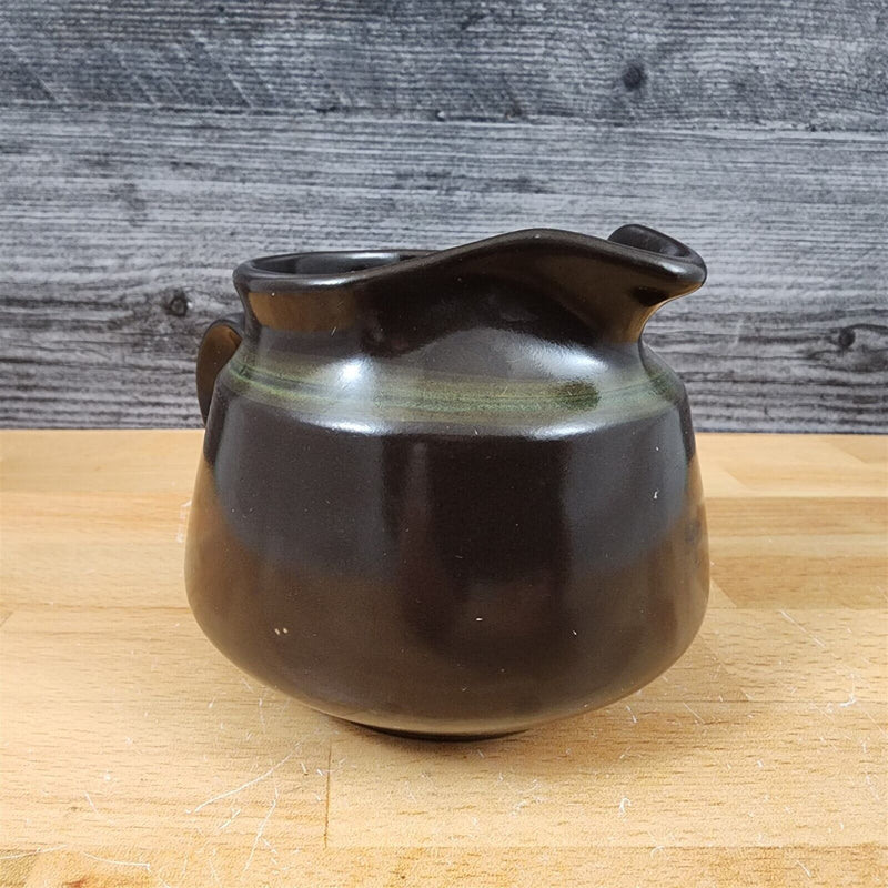 Load image into Gallery viewer, Franciscan Madeira Brown Creamer Pitcher Made in USA TV Stamp Olive Green Vtg