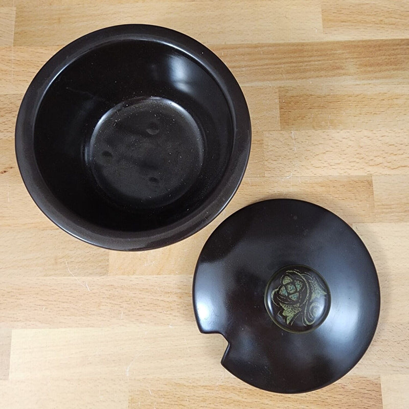 Load image into Gallery viewer, Franciscan Madeira Brown Gravy Boat With Lid Dinnerware China US Made Green Vtg