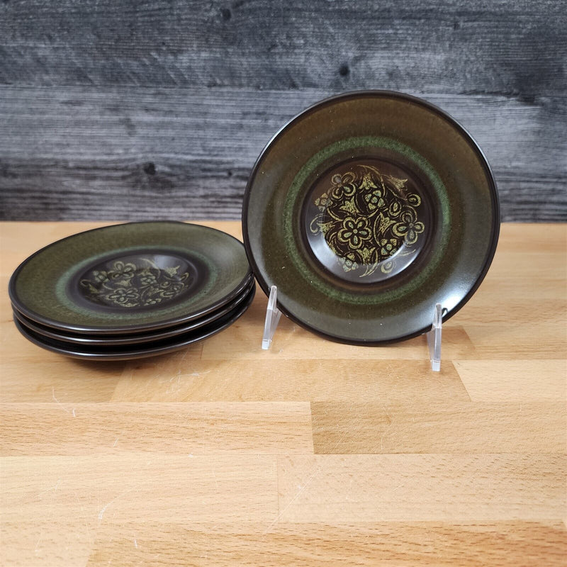 Load image into Gallery viewer, Franciscan Madeira Brown Saucer Set of 4 Dinnerware