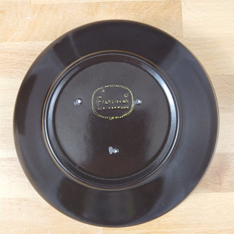 Load image into Gallery viewer, Franciscan Madeira Brown 4 Soup Cereal Bowl Set Olive Green USA TV Stamp Vtg