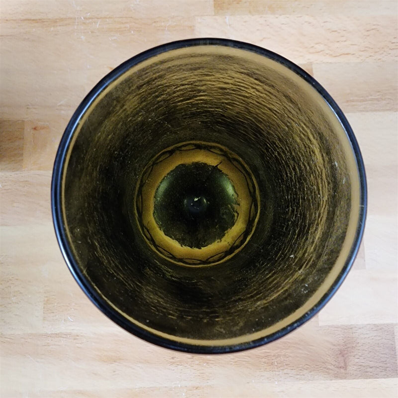 Load image into Gallery viewer, Franciscan Madeira Set of 4 Olive Green Ice Tea Glasses 6.5" Gothic Tumbler