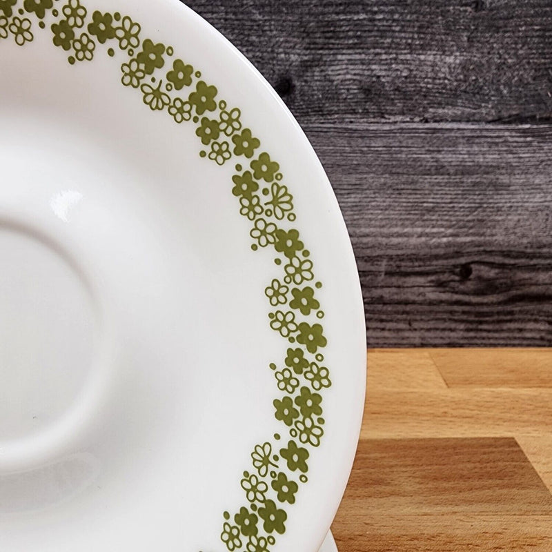 Load image into Gallery viewer, Corelle Corning Spring Blossom Set of 2 Flat Cup & Saucer with Hook Handle Mugs