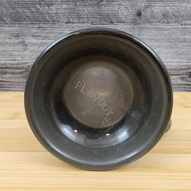 Load image into Gallery viewer, Playboy Bunny Logo Beer Stein Glass Tankard Black Pewter Mug 13oz Vintage 70's