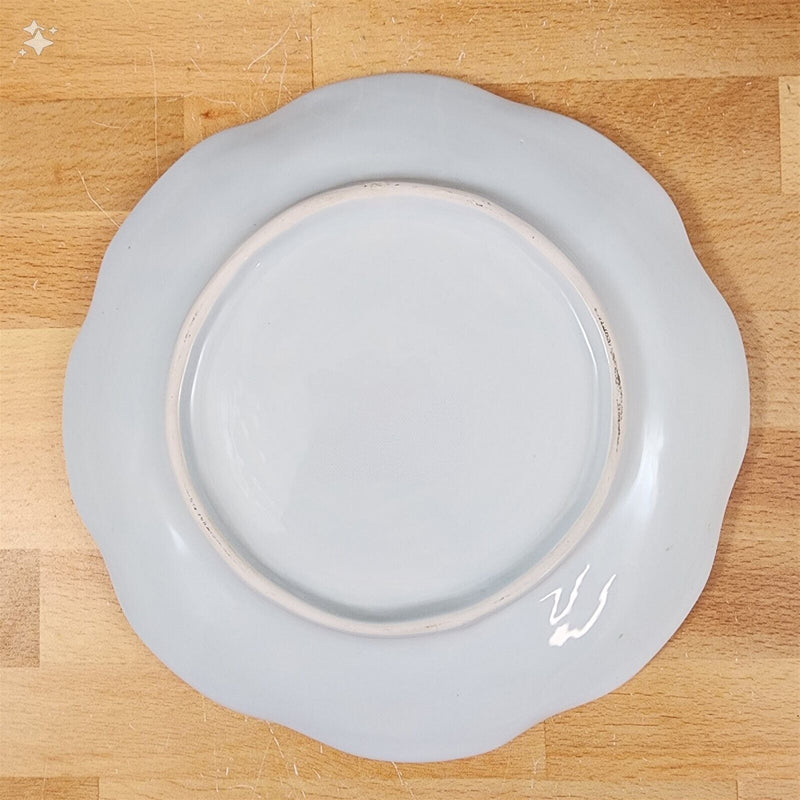 Load image into Gallery viewer, Laguna Coastal Seafoam Blue Serving Tray Salad Plate Ceramic Sea Shell Blue Sky