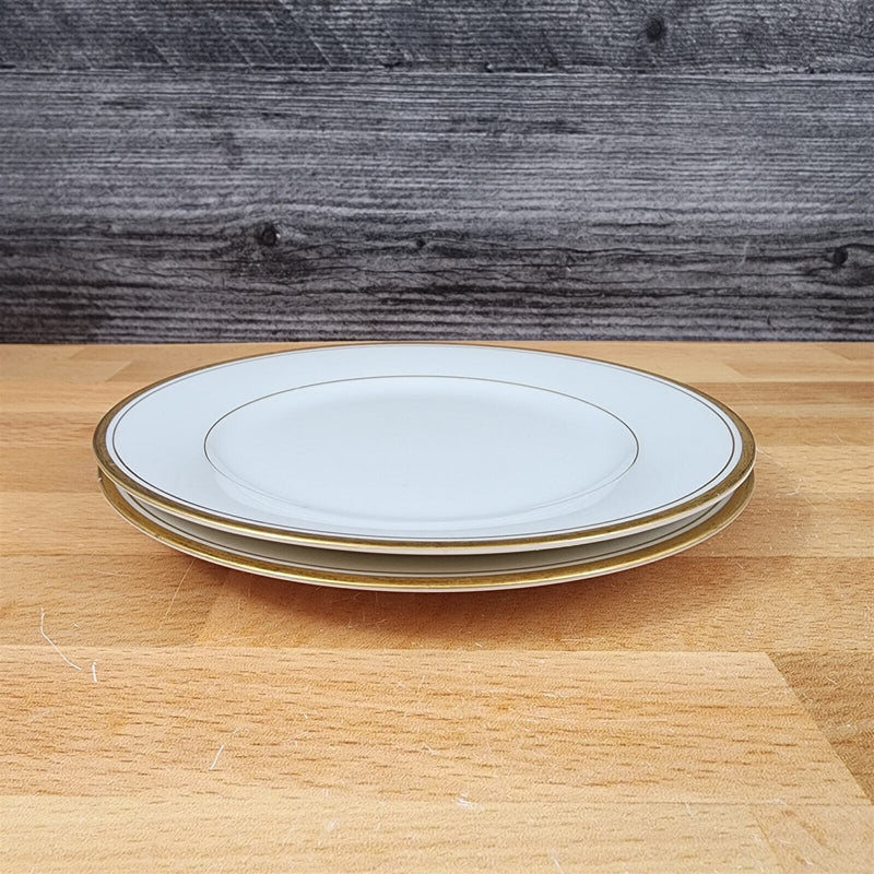 Load image into Gallery viewer, Noritake Goldart Bread Butter Plate 5290 Set of 2 Gold Trim Band 6" Ceramic