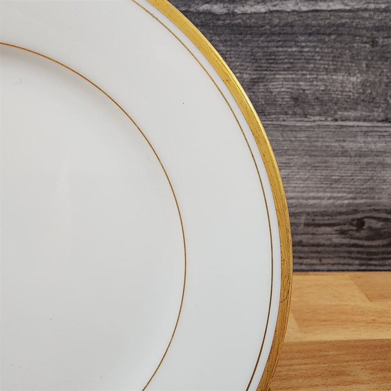 Load image into Gallery viewer, Noritake Goldart Salad Plate White Ceramic Gold Trim Band 7.5" 5290