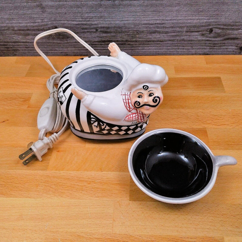 Load image into Gallery viewer, Fat Italian Chef Scented Wax Fragrance Warmer Melter 6" Electric Kitchen Decor