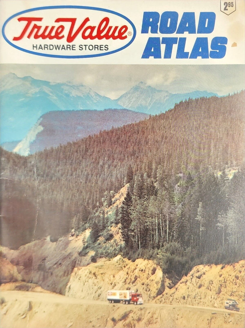 Load image into Gallery viewer, 1982 True Value United State Highway Transportation Travel Road Map Atlas