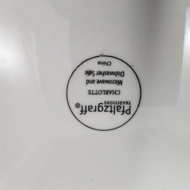 Load image into Gallery viewer, Pfaltzgraff Charlotte Salad Plate 7” 19 cm White Embossed Dinnerware