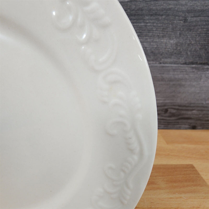 Load image into Gallery viewer, Pfaltzgraff Charlotte Set of 2 Salad Plate 7” 19 cm White Embossed Dinnerware