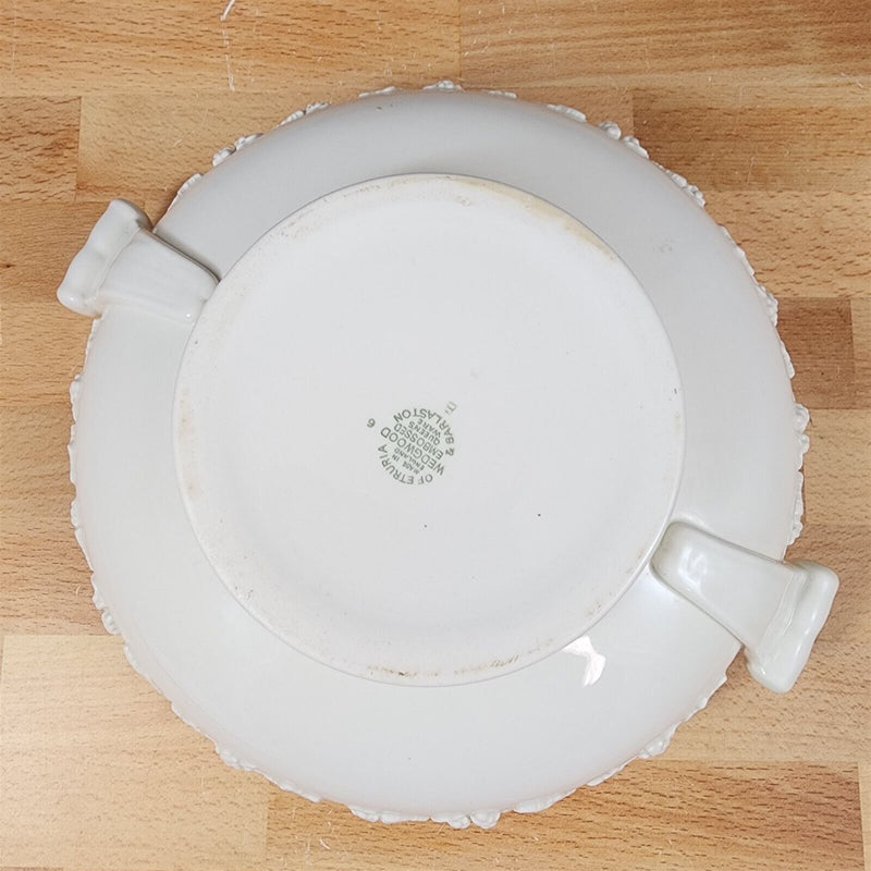 Load image into Gallery viewer, Wedgwood Cream Embossed Round Covered Vegetable Bowl & Lid Etruria Barlaston