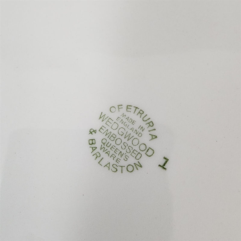 Load image into Gallery viewer, Wedgwood Cream Oval Serving Platter Embossed 14" Queens Ware Etruria Barlaston