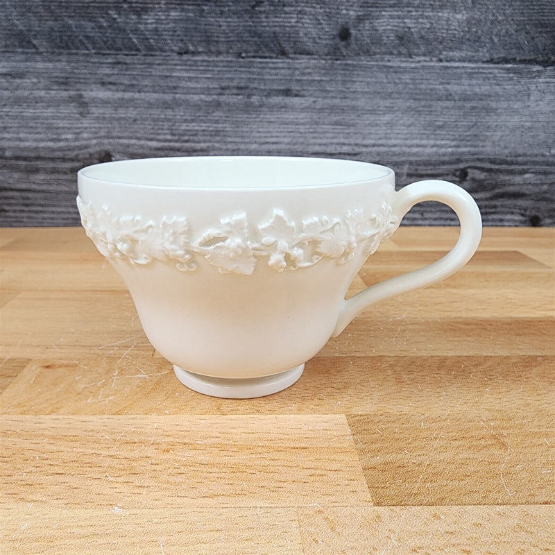 Load image into Gallery viewer, Wedgwood Cream Tea Cup Queens Ware Embossed Rim Coffee Mug Etruria Barlaston