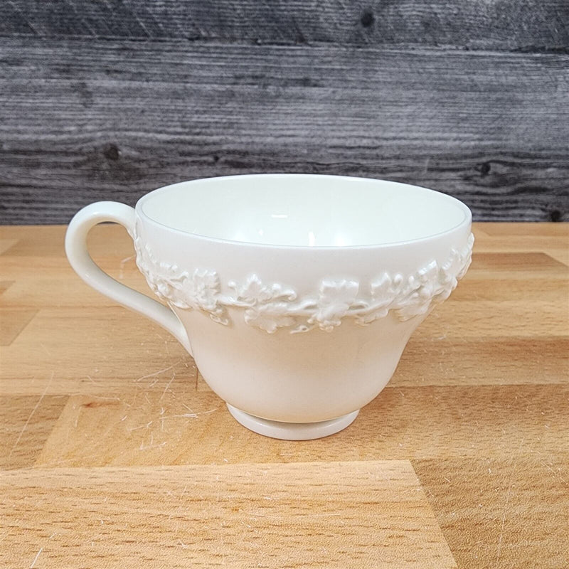 Load image into Gallery viewer, Wedgwood Cream Tea Cup Queens Ware Embossed Rim Coffee Mug Etruria Barlaston
