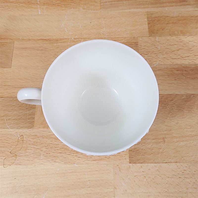 Load image into Gallery viewer, Wedgwood Cream Tea Cup Queens Ware Embossed Rim Coffee Mug Etruria Barlaston