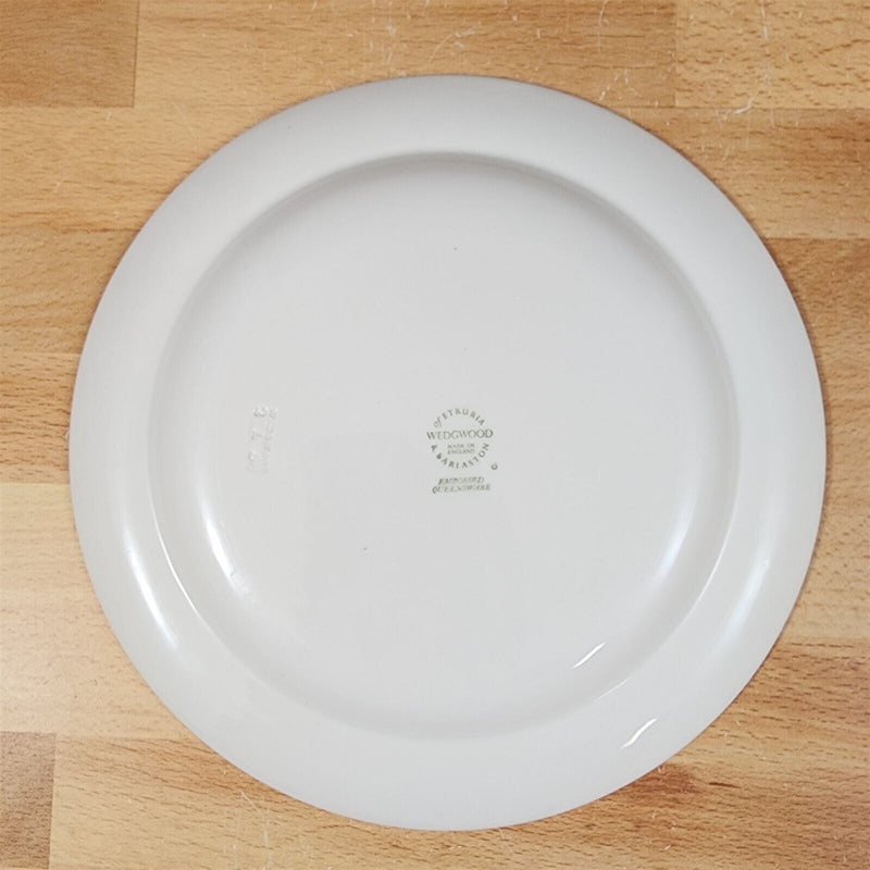 Load image into Gallery viewer, Wedgwood Cream Salad Plate 1" Embossed Rim Queens Ware Etruria Barlaston