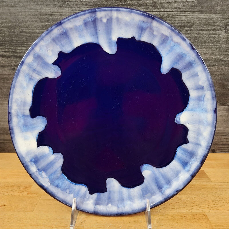 Load image into Gallery viewer, Embossed Salad Plate 8" (21cm) Drip Glaze by Blue Sky Clayworks Serving Tray