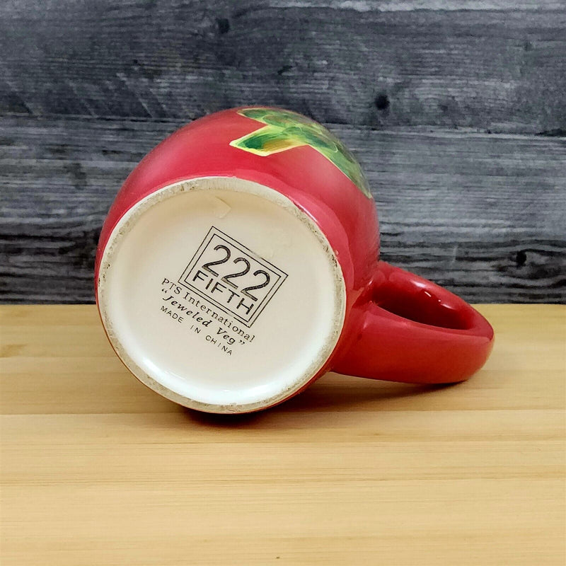 Load image into Gallery viewer, Artichoke Coffee Tea Mug Ceramic 16oz (473ml) Red and Green Cup