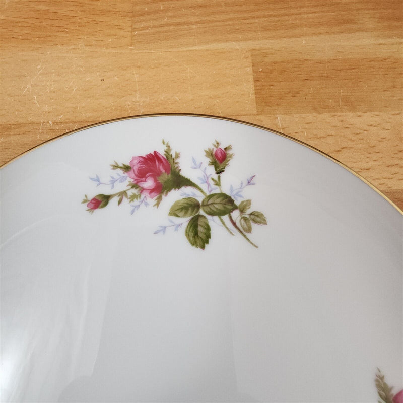 Load image into Gallery viewer, Moss Rose Salad Plate Set of 2 Pink Flowers Gold Trim 7.5" (19cm) Sango Japan