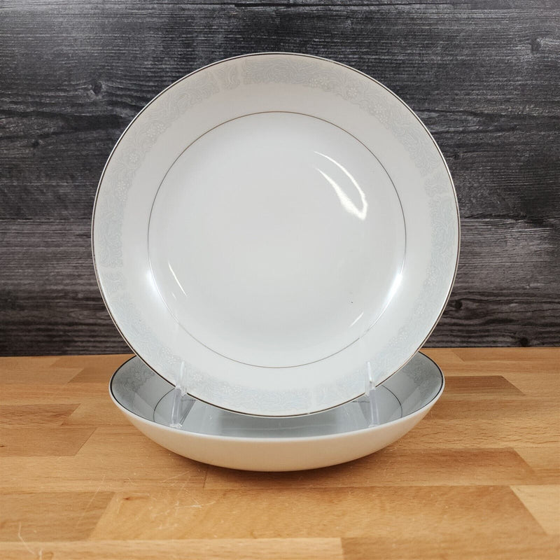 Load image into Gallery viewer, Bluedale Soup Bowl Set of 2 Blue & White Flowers Ceramic 7.5" Fine China Japan