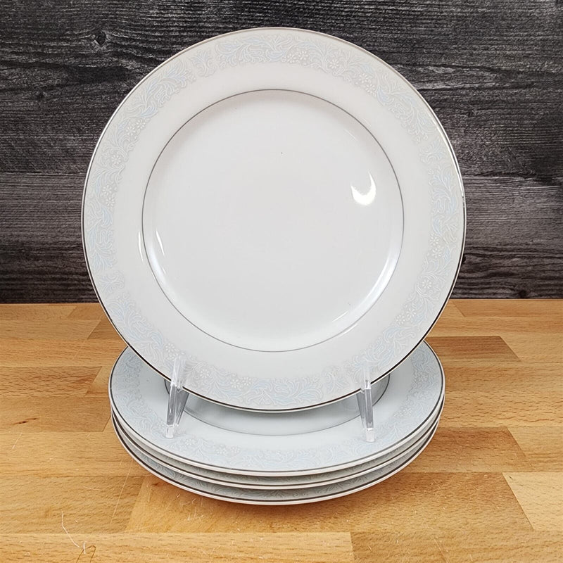 Load image into Gallery viewer, Bluedale Salad Plate Set of 4 by Fine China Japan Blue & White Flowers Ceramic