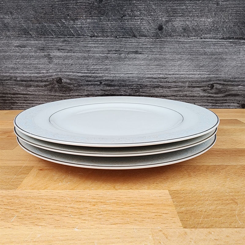 Load image into Gallery viewer, Bluedale Salad Plate Set of 3 by Fine China Japan Blue & White Flowers Ceramic