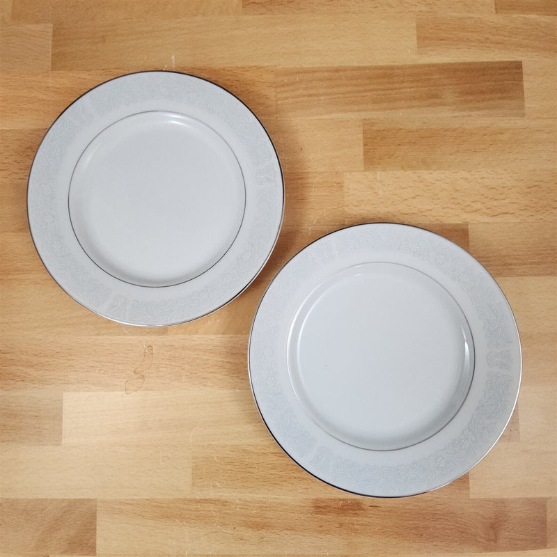 Load image into Gallery viewer, Bluedale 2 Bread & Butter Plate Set Blue White Flowers Ceramic Fine China Japan