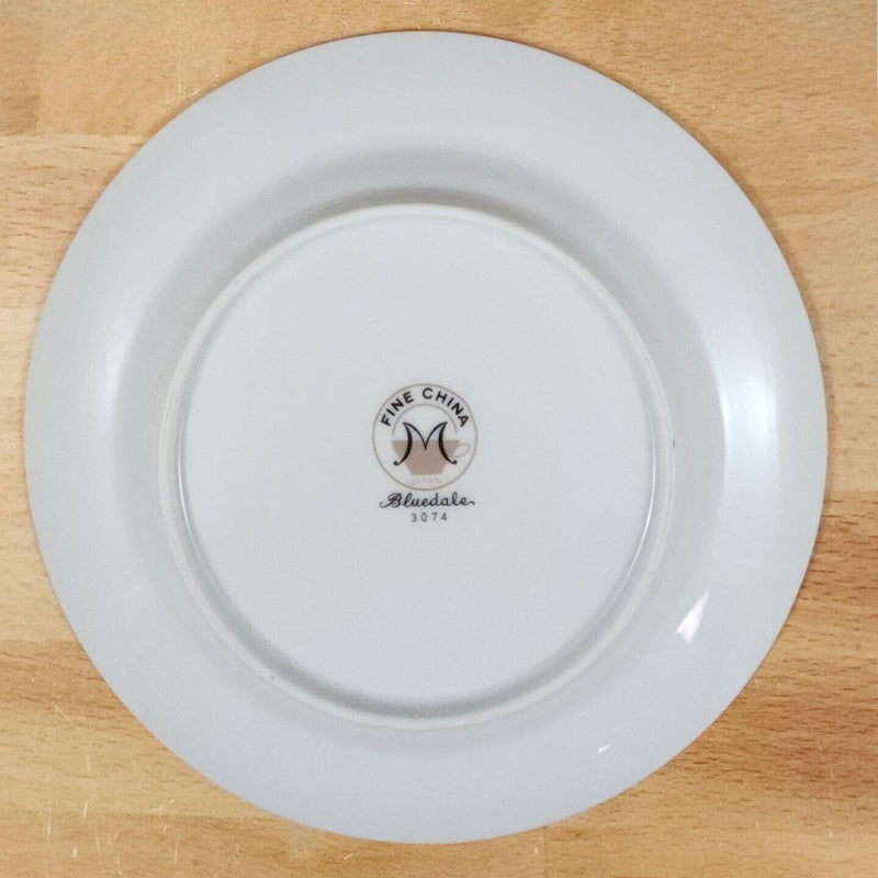 Load image into Gallery viewer, Bluedale 2 Bread & Butter Plate Set Blue White Flowers Ceramic Fine China Japan