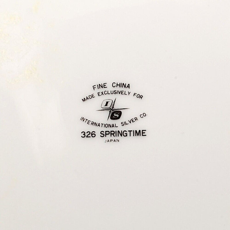 Load image into Gallery viewer, Springtime Bread Butter Salad Plate Ceramic International Silver Co 326 Japan