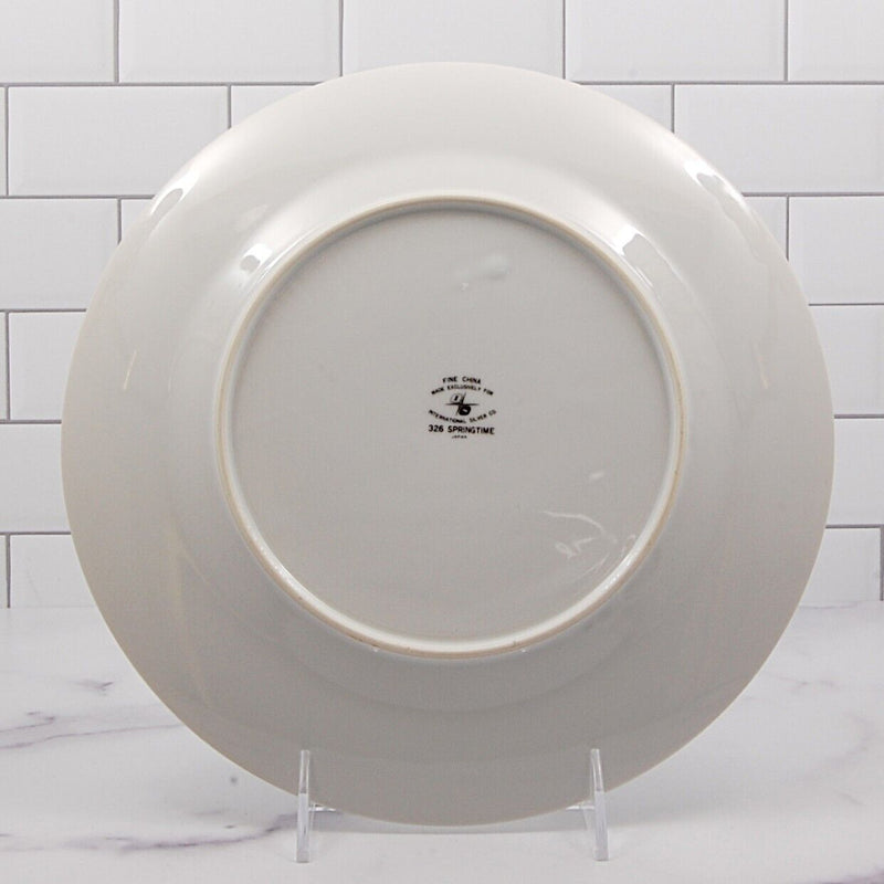 Load image into Gallery viewer, Springtime 4 Bread Butter Salad Plate Set International Silver Co 326 Ceramic