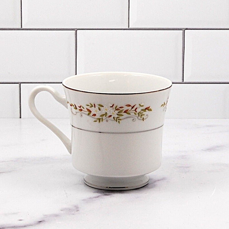 Load image into Gallery viewer, Springtime Saucer & Cup for Tea or Coffee Mug Ceramic International Silver