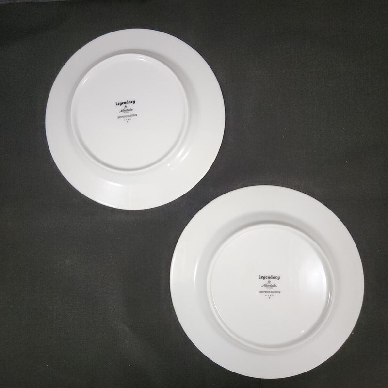 Load image into Gallery viewer, Noritake Legendary Crestwood Platinum Set of 2 Bread & Butter 6.25" Plates 4166