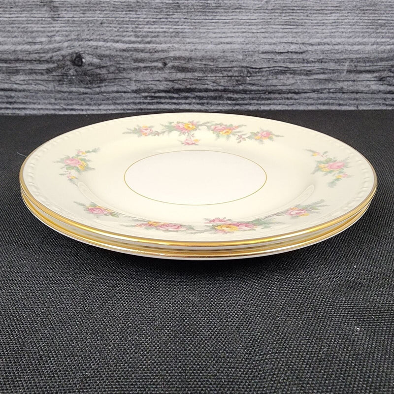 Load image into Gallery viewer, Homer Laughlin Countess Bread & Butter Plate 6" Set of 2 Georgian Eggshell C49N5