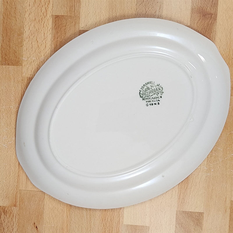 Load image into Gallery viewer, Homer Laughlin Countess Georgian Eggshell Oval Platter Pink Floral 12" (30 cm)