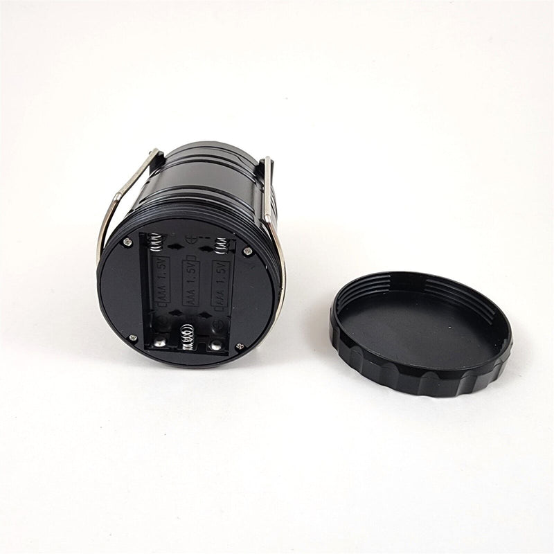 Load image into Gallery viewer, 24 LED Lantern Lamp Light Collapsible Black For Tent Camping Outdoor Hiking