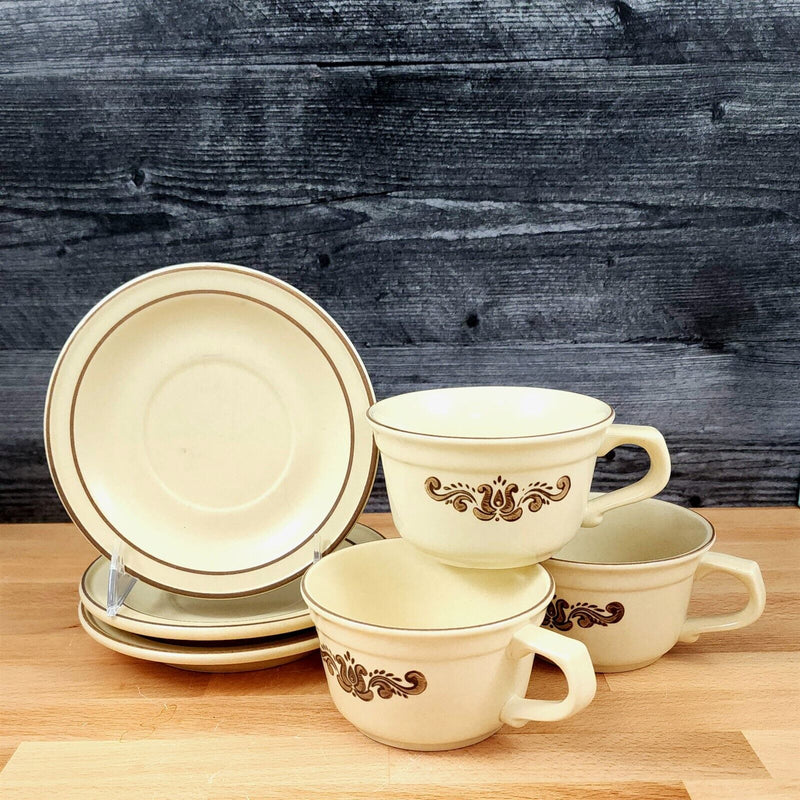 Load image into Gallery viewer, Pfaltzgraff Village Set of 3 Tea Cup and Saucer Made in USA Coffee Mug