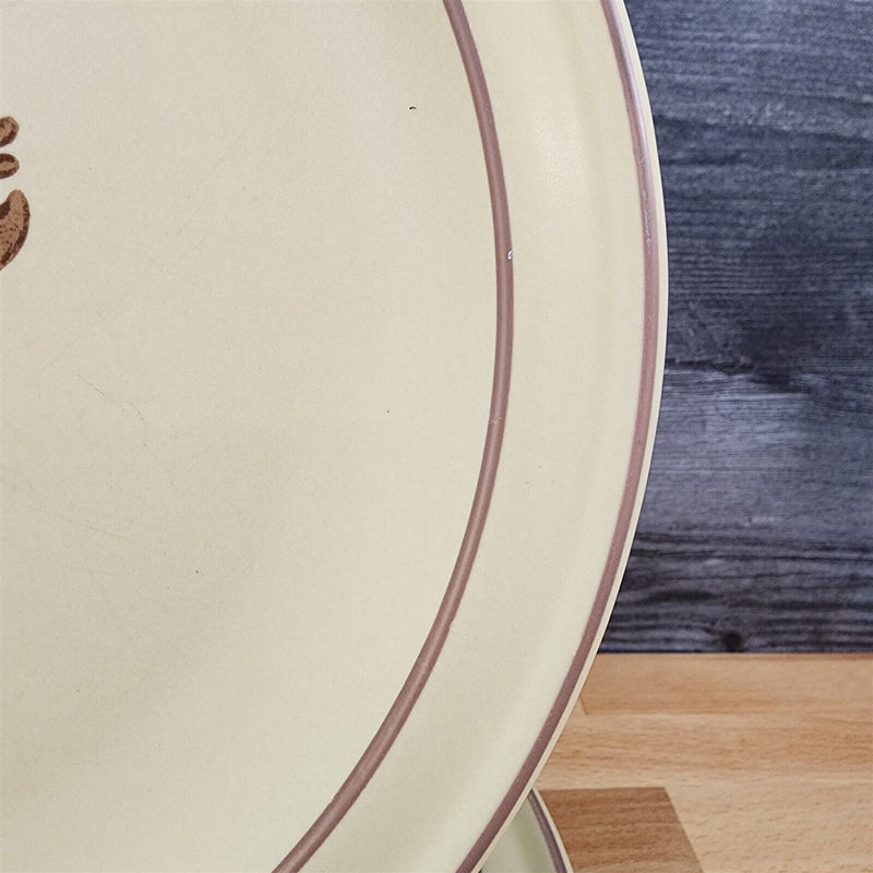 Load image into Gallery viewer, Pfaltzgraff Village Dinner Plate 10” Set of 4 Tan Brown Without Castle Mark