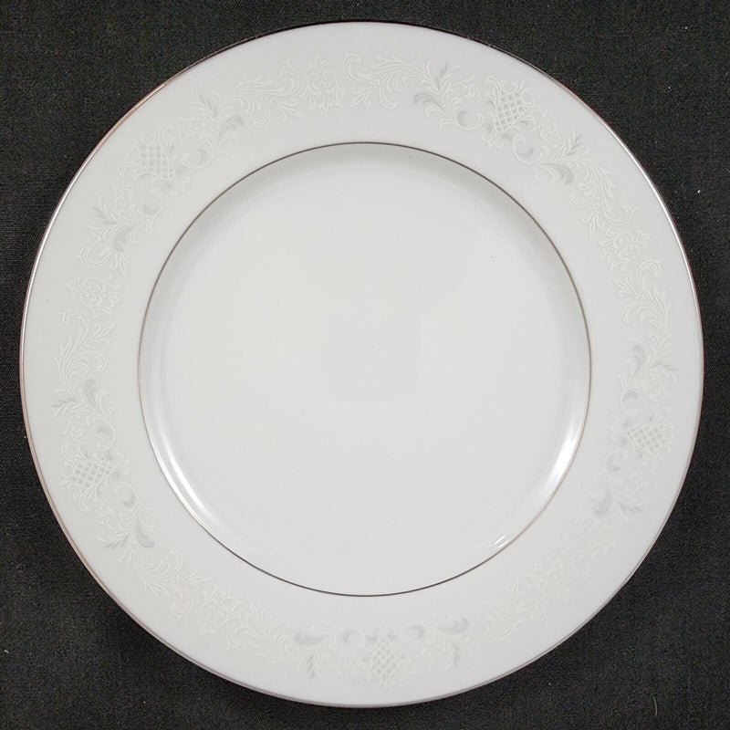 Load image into Gallery viewer, Sango Florence Dinner Plate 10 5/8" Gray Scrolls Japan 3646 Dishware Tableware